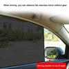 2PCS Car Sunroof Film Insulation Sunscreen Film Stickers Cover Anti-UV PVC Black Electrostatic Sticker Window