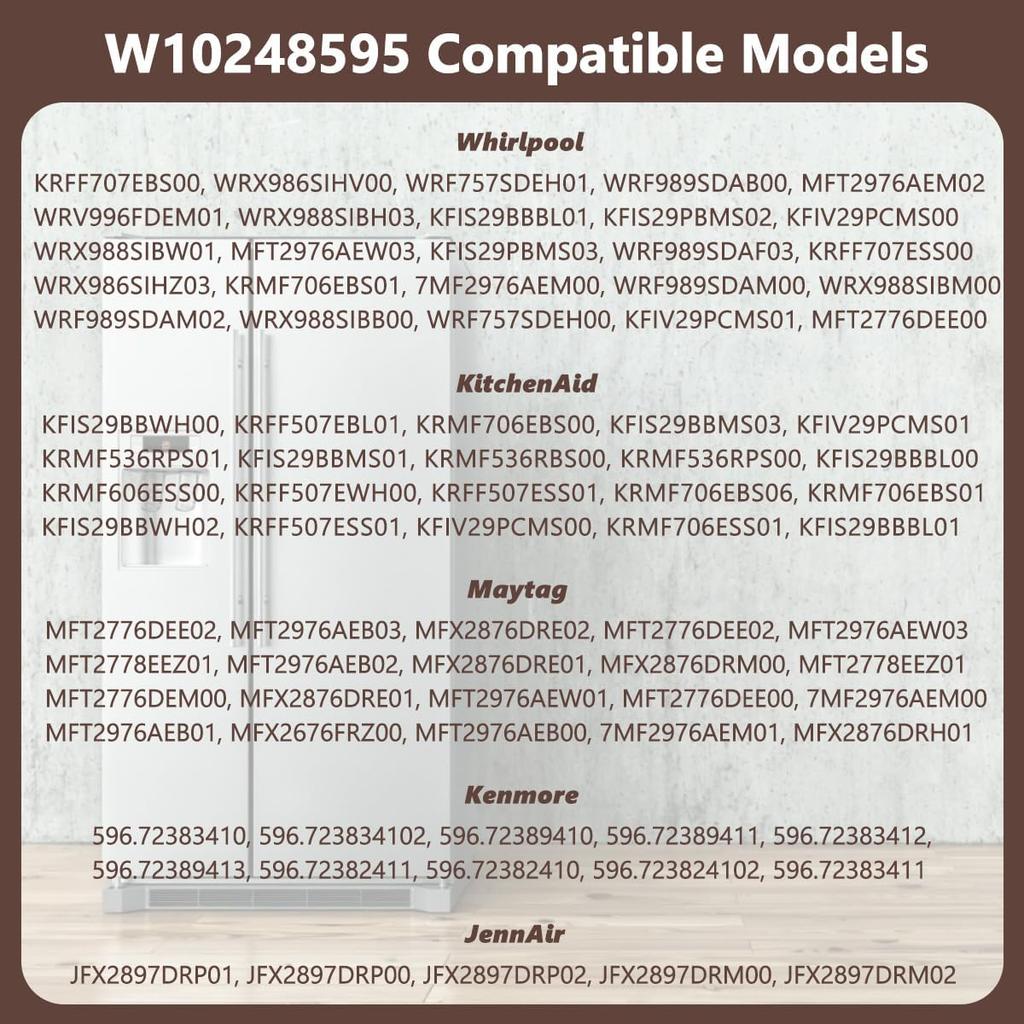 W10248595 Air Damper Control Assembly for Refrigerator