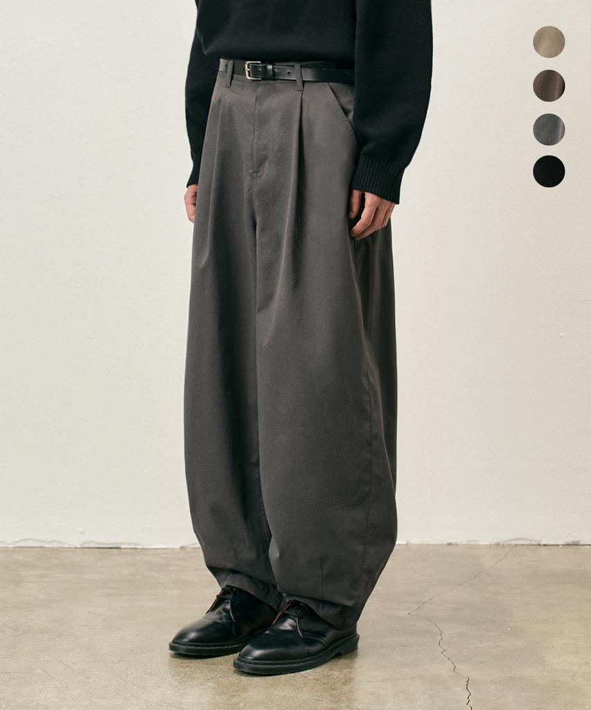 COSTUME O’CLOCK Хлопкоподобные брюки-бананы с одной складкой 6 цветов Coospt245 (Тип B)