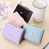 Women's Small Wallet Student Coin Purse Korean Style Women's Short Wallet Tri-fold Coin Bag Coin Money Bag Clutch