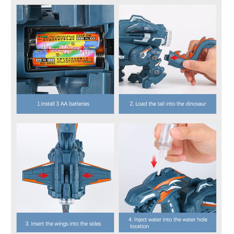 Электрический спрей, дезинфицирующий робот, игрушка-динозавр, подарок на день защиты детей, Монтессори, ходячий птерозавр, звуковая игрушка, робот-спрей, игрушки для детей