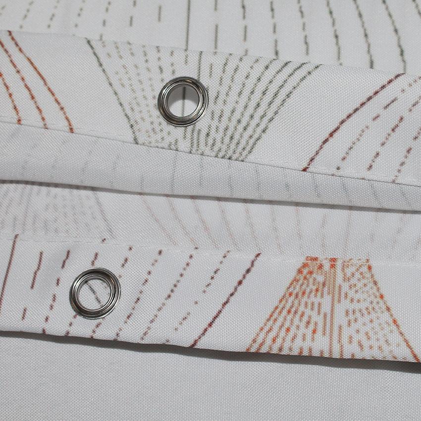 Водонепроницаемая полиэстеровая занавеска для душа, устойчивая к плесени, для ванной, изоляционная крышка для ванной, занавески для ванной комнаты, домашний душ