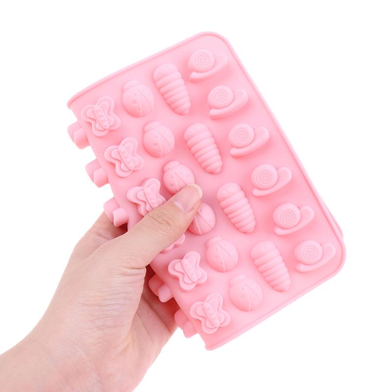 Миниатюрная форма для конфет Фрукты Животные Силиконовая форма для конфет Жевательная форма Сахарное искусство