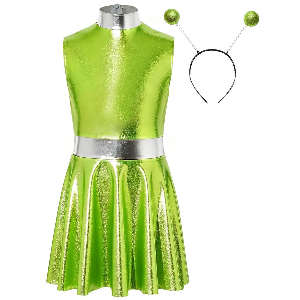 Girls Funny Alien Cosplay Costume
