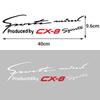 Car Lamp Eyebrow Decal Vinyl Sport Badge Headlight Sticker Decoration For Mazda Axela Atenza CX-3 CX-5 CX-8 MS Demio MPS 3 6 MS