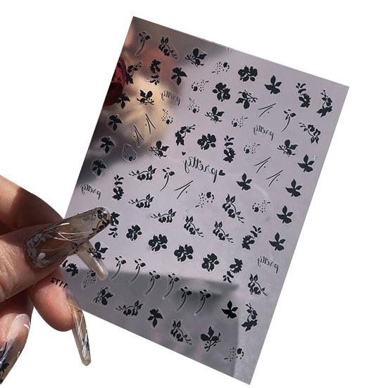 Нежная маникюрная наклейка с мягкой текстурой, 5 стилей, устойчивая к пятнам