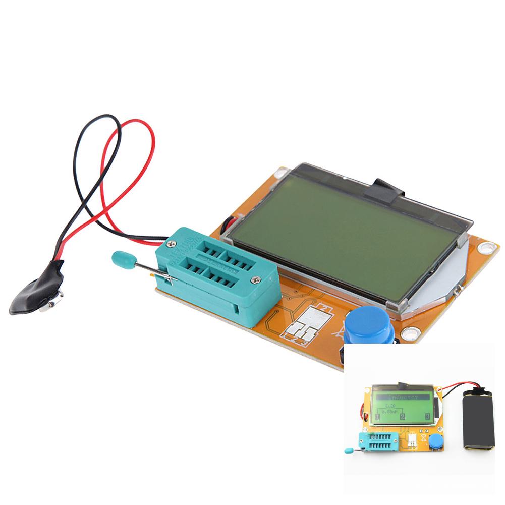 LCR-T4 12864 9 В Измеритель ESR Транзисторный тестер Диод Триод Емкость SCR Индуктивность Резистор Конденсатор
