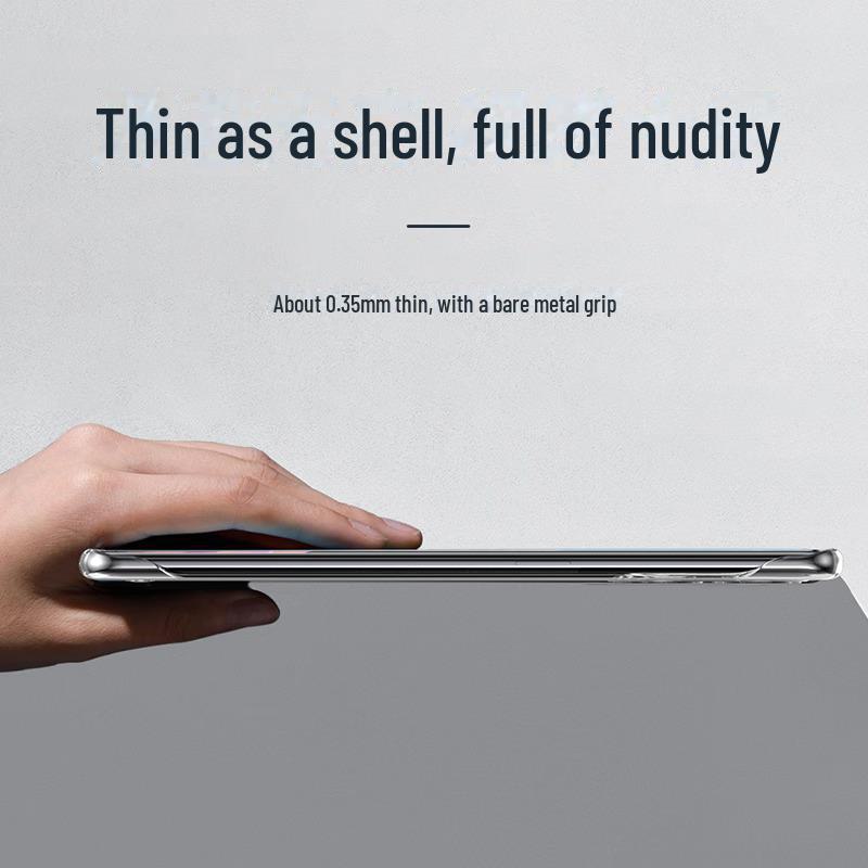 Compatible with Vivo X100 Ultra, X90s, X100s, X70 Pro+, and X90 Pro - Transparent Ultra-Thin Mobile Phone Case