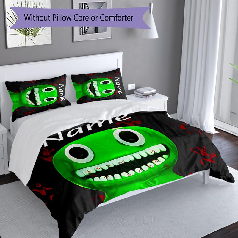 3pcs Custom Name Garten Of Banban Set,Includes 1 Duvet Cover and 2 Pillowcases,All-season Bedroom Decor