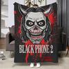 Movie The B-Black Phone Throw Soft Warm Flannel Blanket, Multi-use Throw for Bed Sofa Office, Air Conditioning Nap Blanket