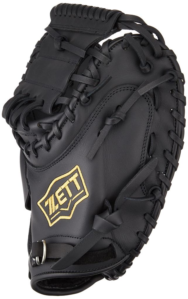 ZETT Litex Soft Baseball Black BSCB56912A Catcher's Mitt, Right-Handed, (1900),