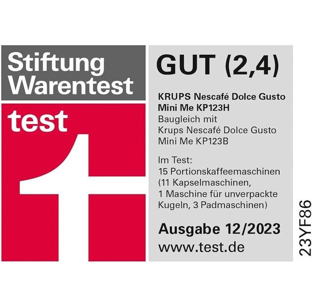 Capsule Coffee Machine Krups KP 123H Nescafe Dolce Gusto Mini Me