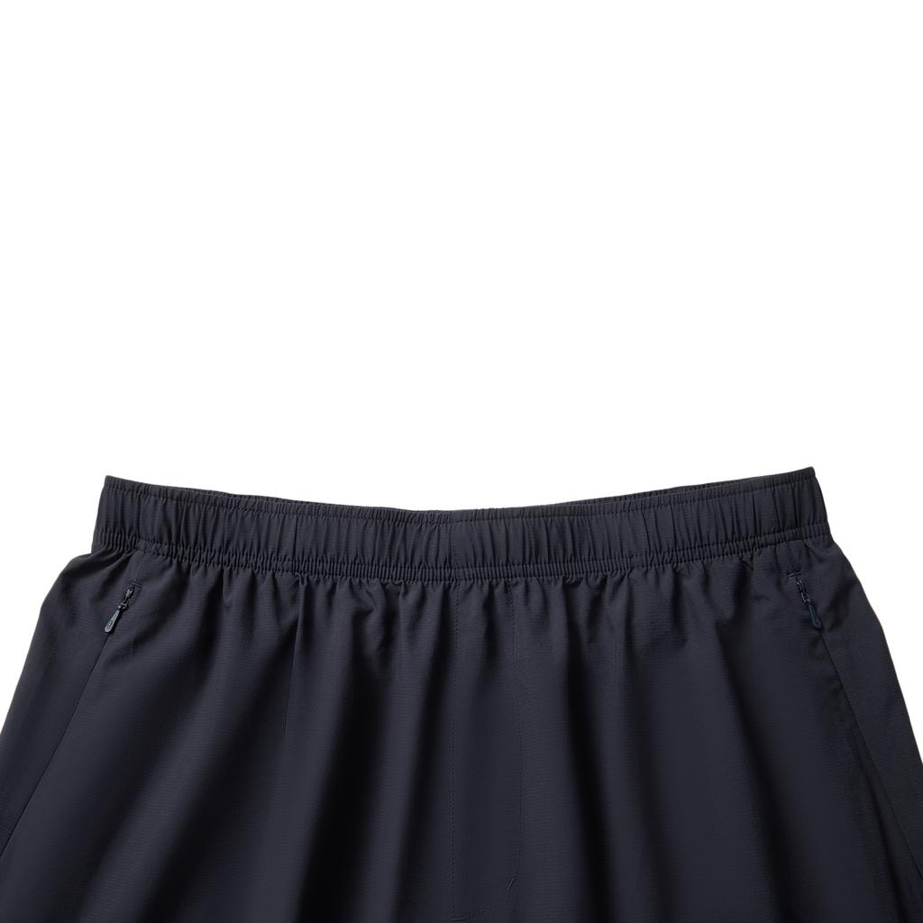 Li-Ning Comfortable Casual Simple Straight Loose Mid Waist Versatile Drawstring Knitted Sports Pants Men Bottoms Deep-Blue AYKV163-2