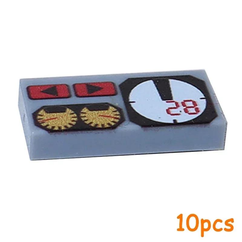 Non-Toxic Moc Printed Gauges Controls Center Radar Screen Keypad Letters Numbers Food Wood Grain Gold Silver Bricks Dollar Building Blocks