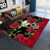 Серия ужасов черепа перед Рождеством узор коврик губка для спальни прикроватный коврик входная дверь ковер моющийся