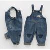 Children's Denim Overalls Spring and Autumn Boys and Girls Loose Suspenders Baby Casual All-match Trousers