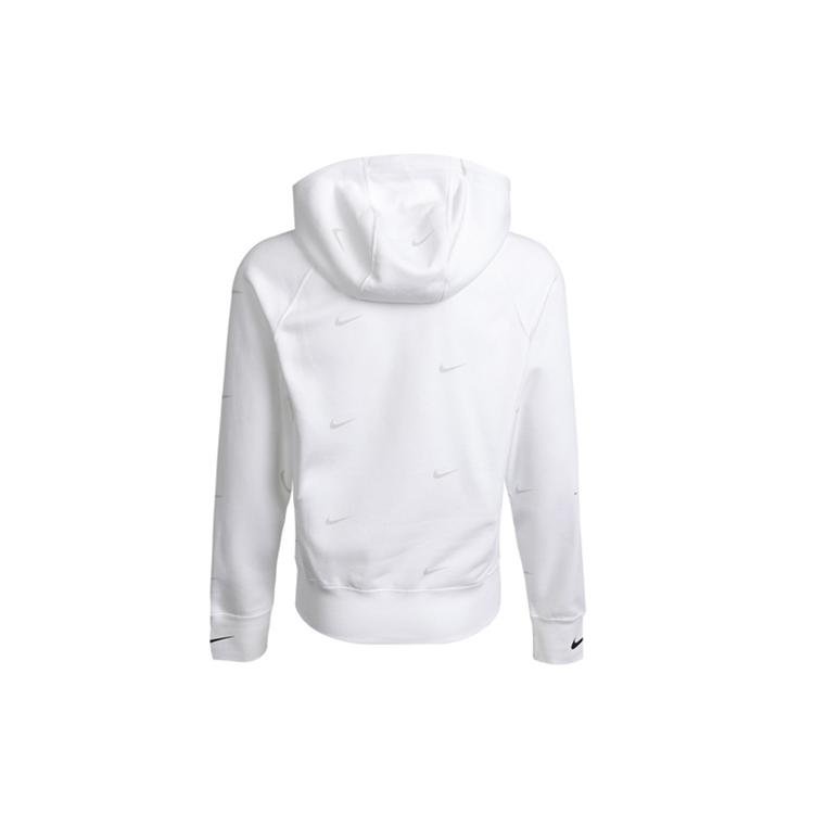 Nike Спортивная повседневная толстовка с капюшоном на флисовой подкладке мужская белая DA0111-100