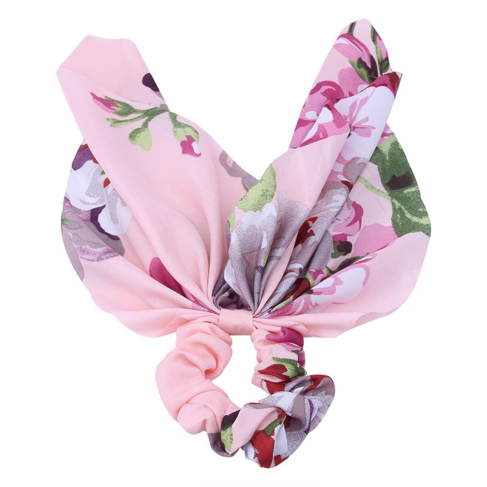 Silky Satin Hair Bows Women Knotted Hair Ties Elastic Bands Satin Hair Ribbon Scrunchy Red Ponytail Holder for Girls Oversized