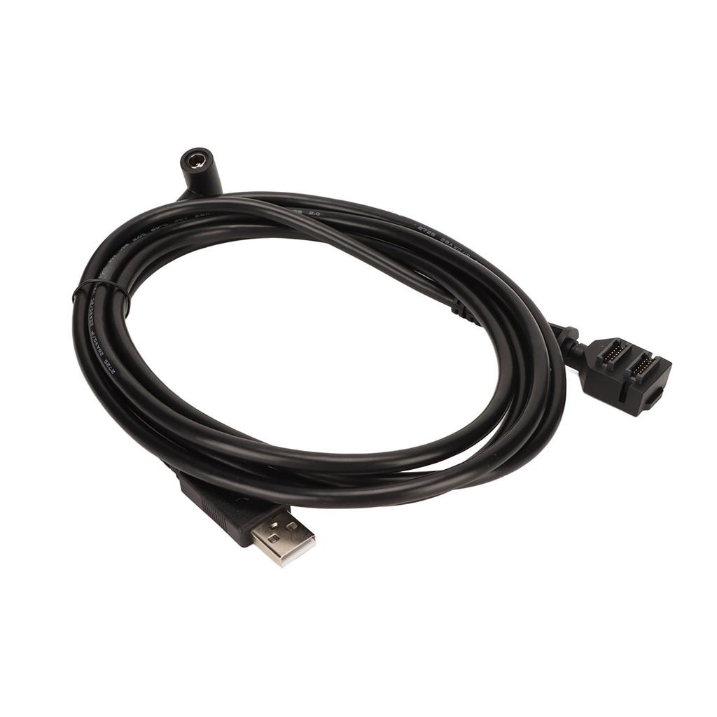 USB-кабель для Verifone VX805 VX820 Dual 14-контактный IDC DC5521 Female Блок питания на USB 2.0 AM 480 Мбит/с ПВХ Кабель-удлинитель для сканирования