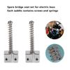 5PCS Metal Bass Bridge Saddles Silver/Golden Electric Bass Bridge Saddles  Bass Electric Guitar Kits