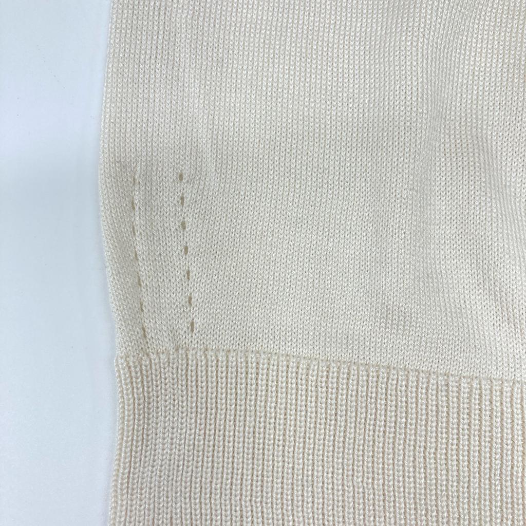 TOYOBOSHI AZUMI 13IT-MS0002 MAYUCA 100% Шелковый трикотажный топ топы 2 Слоновая костьБ/у