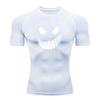 Men's Compression Athletic T-Shirt, Halloween Creepy Grinnin