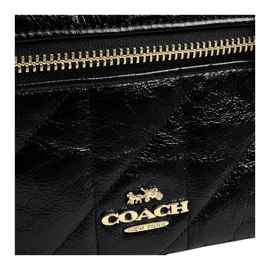 Coach Женская маленькая черная сумка из коровьей кожи CEO22-IMBLK