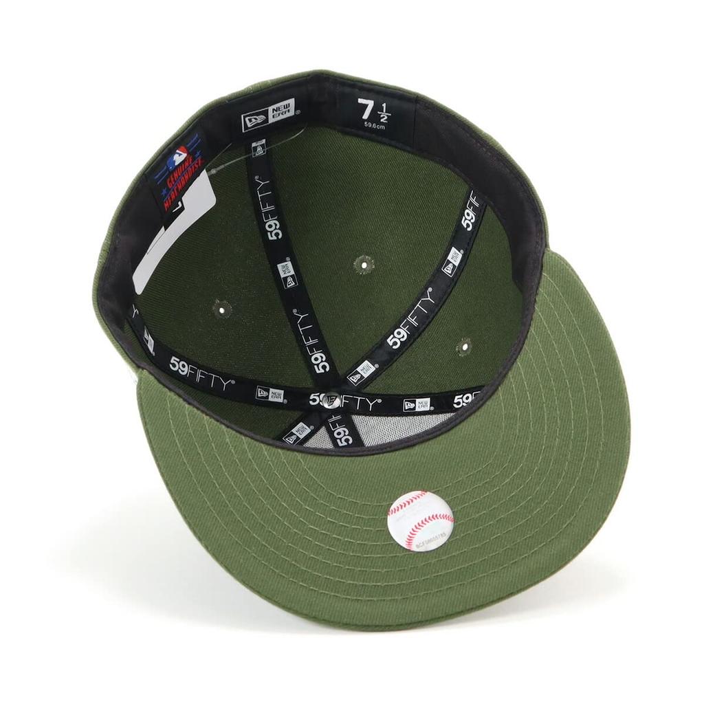 New Era MLB New York Yankees NY Rifle Green 7 5950 NEYYAN RGRN SWHT 25J Cap, 1/4 Inch,