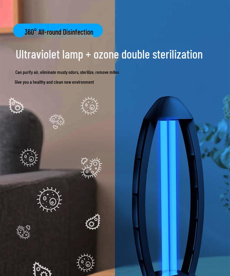 Ultraviolet Sterilizing Table Lamp for Odor Elimination and Air Purification In Bedroom and Living Room