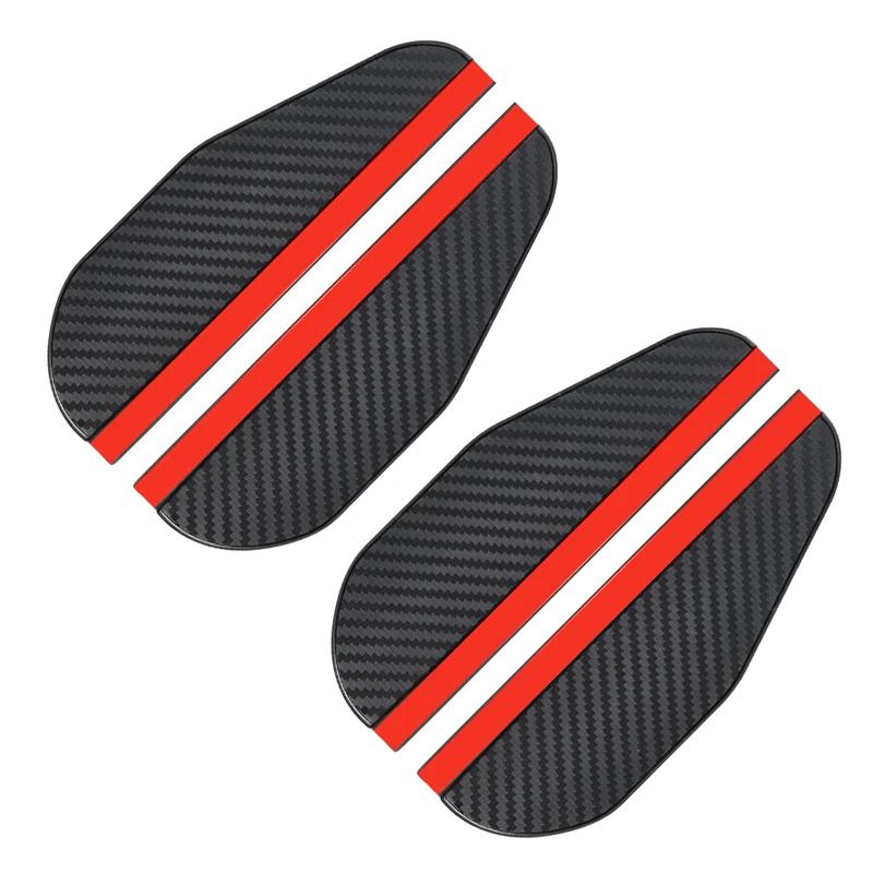 Автомобильное зеркало заднего вида, дождевик для бровей, углеродное волокно, солнцезащитный козырек, универсальный автомобильный зеркало заднего вида, защита от дождя