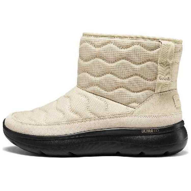 Skechers Ультра Удобные Короткие Снежные Сапоги Женские Сапоги Бежевые 144852-NTBK