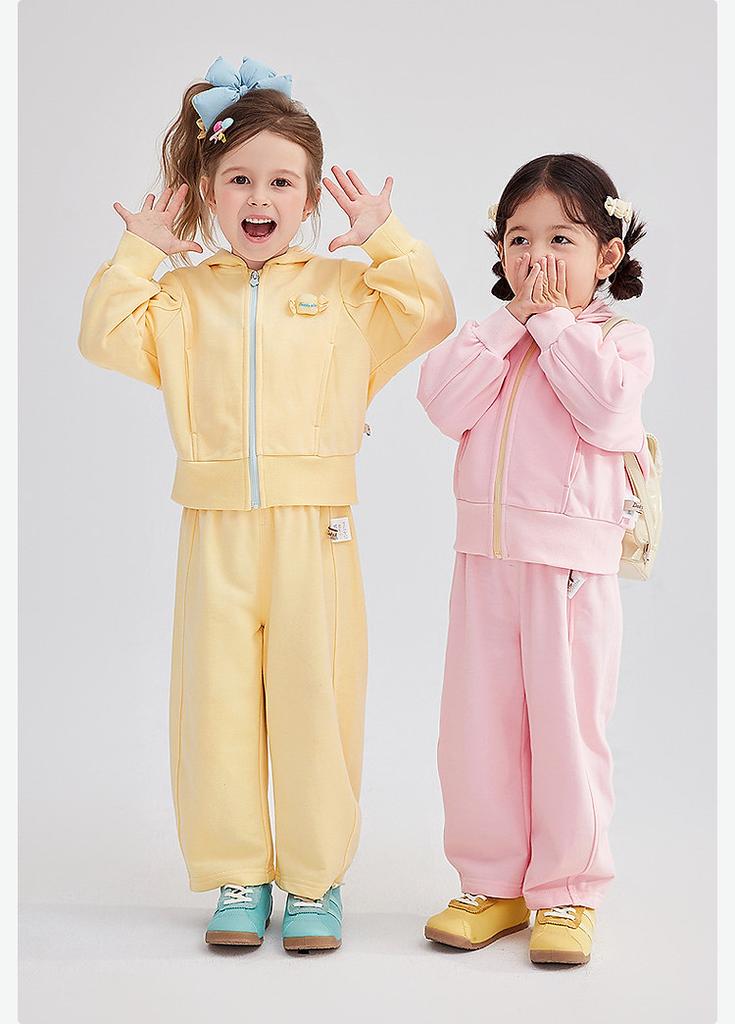 [Hooded cardigan set] 25 Winter Children's 3D candy decoration long-sleeved two-piece set for infants and young girls