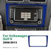 Для Volkswagen VW Golf 6 GTI R MK6 2008 2009 2010 2011 2012 2013 Италия Супер Замша Автомобиль Центральная Панель Кондиционера CD Рамка Отделка Наклейка