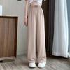 Women's Summer High-Waist Ice Silk Wide-Leg Pants