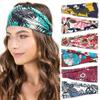 Running Sweat Absorbing Yoga Hair Bands Sport Bandana Women Headbands Elastic Turban Head Wrap