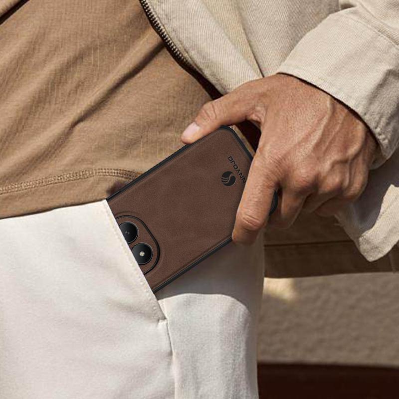 Ударопрочный Тонкий Кожаный Чехол с Антибликовым Покрытием для Xiaomi Redmi Note 15 Pro Plus 5g Note14 Note 14 Pro+ Note15 4G Аксессуары для Телефона