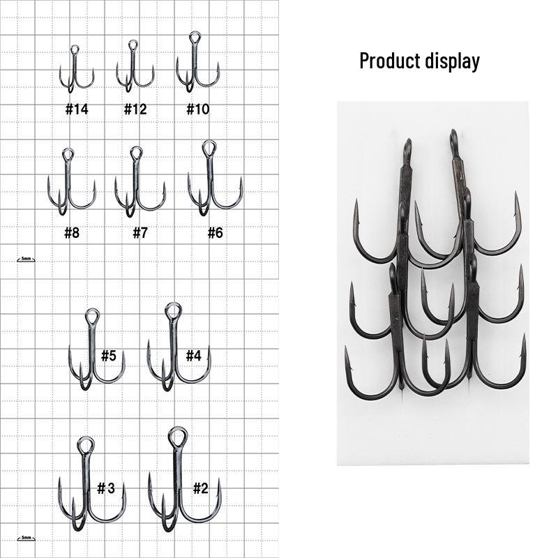 Gamakatsu Япония Тройник для Бассовой Рыбалки RB M – Крючок-Якорь для Жестких Приманок