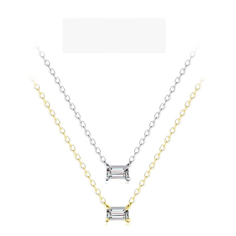 Танциз S925 стерлингового серебра Роскошное индивидуальное ожерелье с подвеской женское классическое ожерелье прилива