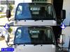BRIGHTZ Isuzu 07 Elf Chrome Door Mirror Cover Under Mirror Cover Set Isuzu 07 140 TK-MIR-SET-007