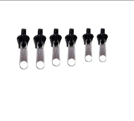 6Pcs Instant Zipper Universal Instant Fix Repair Kit Replacement Zip Slider Teeth Multifunctional Clothing Replacement Zipper