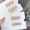 Pure Hand-made Phototherapy Wear Armor Gold Powder Shijia Finished Product Reusable Nail Art Patches