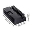 Right Angle ATX24Pin Motherboards Power Connectors 90 Degree Orientation Converter For Optimized Cable Management