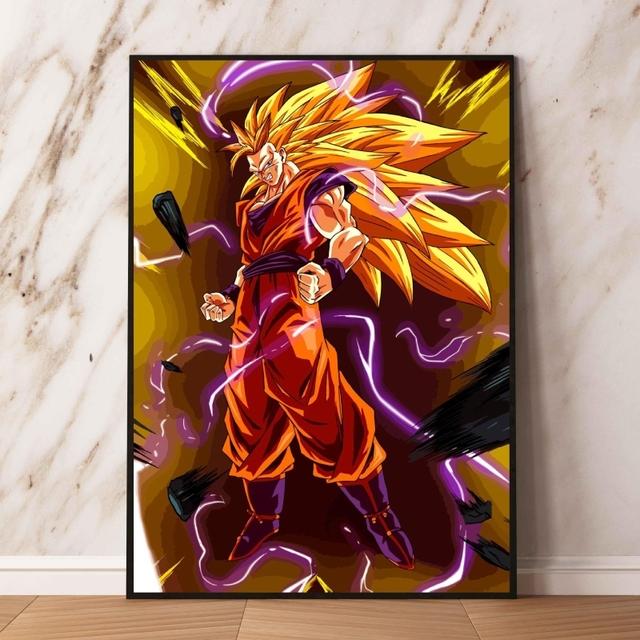 Холст с принтом Dragon Ball Carot, современный дом, гостиная, рождественский подарок, классическая наклейка на стену, высокая