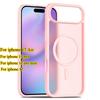 Для iPhone 17 Air Магнитный Матовый Полупрозрачный ПК+ТПУ Ударопрочный Чехол для iPhone 17pro Max Чехлы для Беспроводной Зарядки Magsafe Крышка