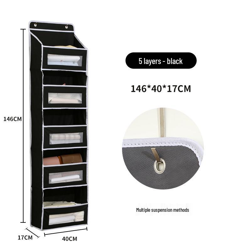 Настенная складная подвесная сумка для хранения с окошком - Большая вместимость для игрушек и мелочей