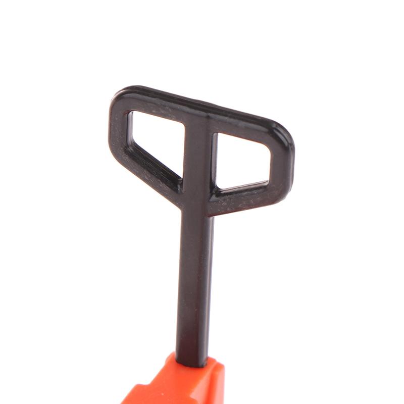 1 Set Dollhouse Simulation Fire Hydrant Handling Tool Miniature Hand Trolley Forklift Mini Platform Cart Toy Construction Props
