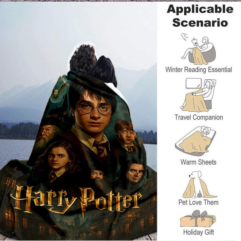 1pc Flannel Blanket, Soft Skin Friendly with Digital Printing, Various Sizes Available for Family, Friends, Birthday