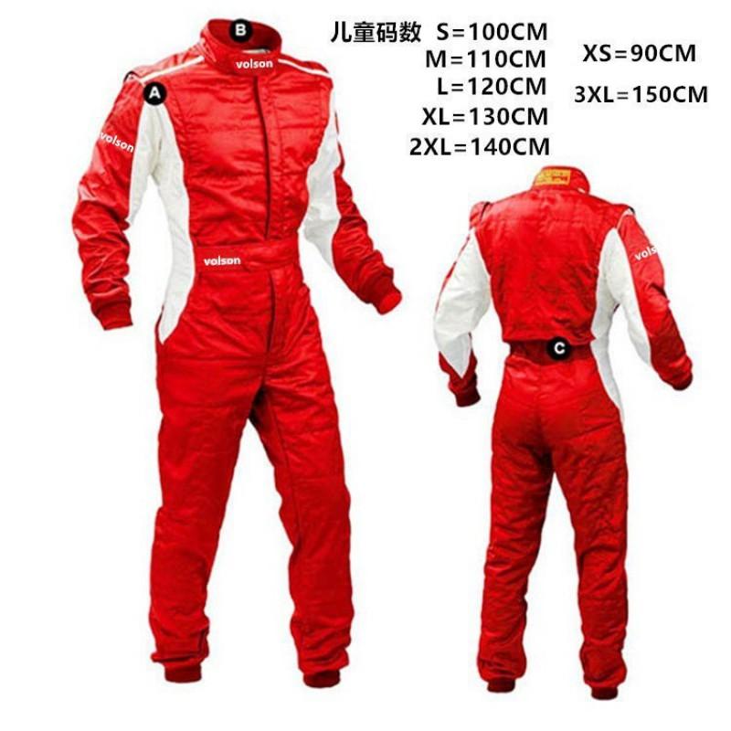 Waterproof Racing Suit Karting Off-Road F1 Style Unisex Adult Kids One-Piece Coverall