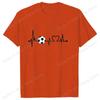 Fashion Heartbeat Football Print Short Sleeve Unisex Women Summer Cool Casual Outdoor T Shirts Tops 2026 Football Fan T Shirts