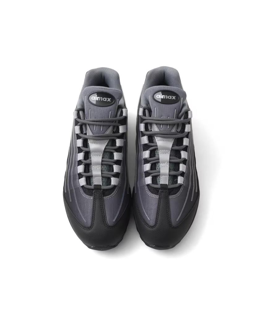 IH7853-001 Nike Air Max 95 Big Bubble Tech Черный Дымчато-серый (Мужской)
